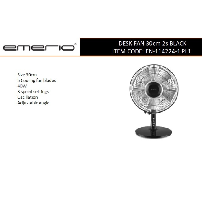 em-desk-fan-30cm-3s-black